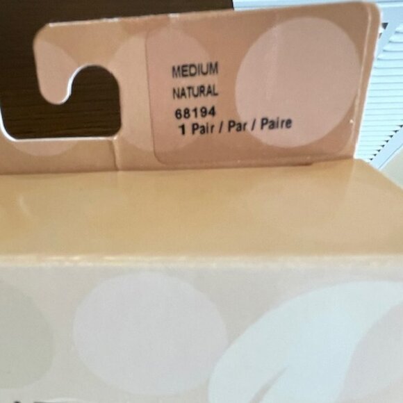 THERAFIRM Women's Sheer Knee Highs with Mild Compression Natural Medium - Picture 2 of 3